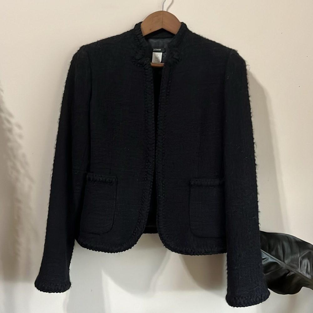 J.Crew Wool tweed lady blazer jacket size 6